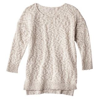 Merona Womens Pullover Marl Sweater   Oatmeal   M