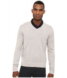Theory Leiman V Cashcotton Mens Sweater (White)