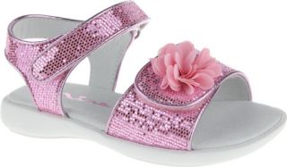 Infant/Toddler Girls Nina Charla   Pink Glitter Mesh Sandals