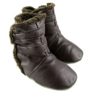 Bobux Chocolate Ministar Fur Bootz   12 18 M