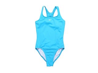 Nike Kids Core Power Back Tank Girls Swimwear (Blue)