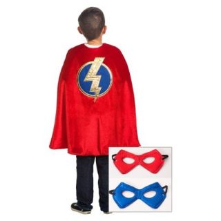 Little Adventures Red Hero Cape w/ Power Red/Blue Mask