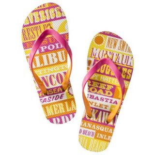 Womens Limited Edition Mossimo Supply Co. Flip Flop Sandal  Hot Pink 8