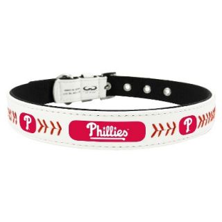 Philadelphia Phillies Classic Leather Small Baseball Collar