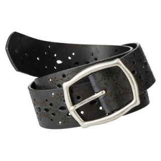 Mossimo Supply Co. Laser Perforated Stud Belt   Black XL