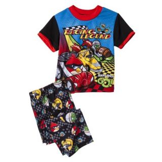 Angry Birds Boys 2 Piece Short Sleeve Pajama Set   Black 4