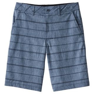 Mossimo Supply Co Mens 10 Hybrid Swim Shorts   Blue Stripe 36