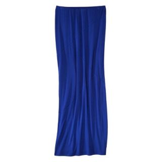 Mossimo Womens Pieced Maxi Skirt   Blue L