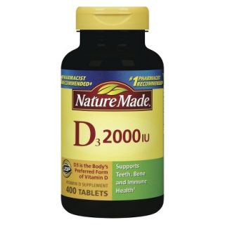 Nature Made Vitamin D 2000 iu Tablets   400 Count
