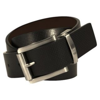 Swiss Gear Mens Genuine Leather Textured Belt   Black XL
