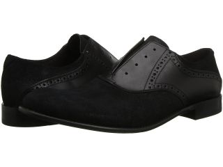 John Varvatos Sid Buck Saddle Mens Shoes (Black)