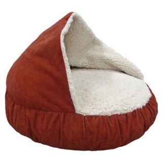 Canine Creations Burrow Pet Bed   Lacquer Red