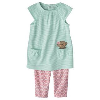 Just One YouMade by Carters Newborn Infant Girls 2 Piece Set   Light