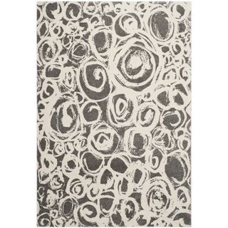 Safavieh Porcello Dark Grey/ Ivory Rug (8 X 112)