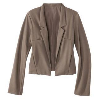 Mossimo Womens Collarless Ponte Jacket   Timber L