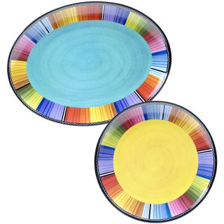 Serape 2 pc. Platter Set