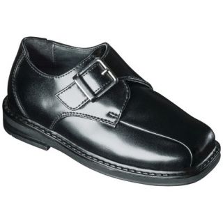 Toddler Boys Scott David Monk Dress Shoe   Black 12