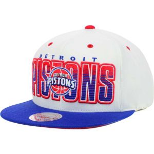 Detroit Pistons Mitchell and Ness NBA Home Stand Snapback Cap