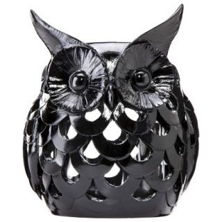 Black Owl Candleholder by Torre & Tagus