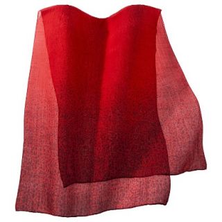 Merona Spotted Print Scarf   Red
