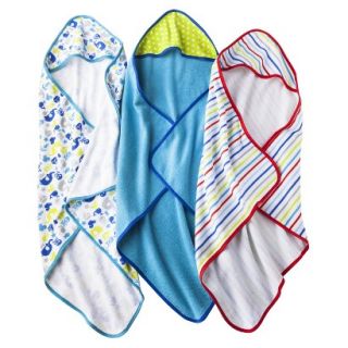 Circo Infant Boys 3 Pack Hooded Towel   Blue