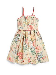 Ralph Lauren Toddlers & Little Girls Floral Sundress   Cream