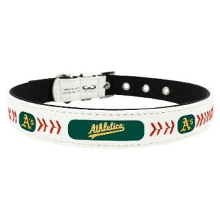 Oakland Athletics Classic Leather Small Baseball Collar