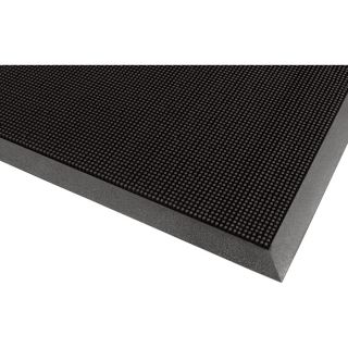 NoTrax Rubber Brush Floor Matting   32 Inch x 39 Inch, Black, Model 345S3239BL