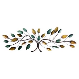 Bright Leaf and Vine Wall Sculpture