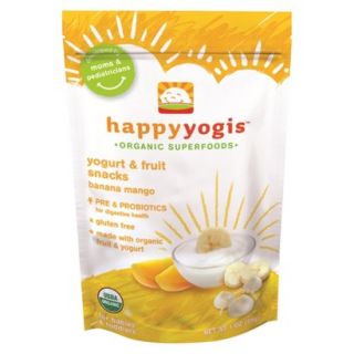 HappyBaby HappyYogis Organic Yogurt Snacks   Banana Mango (8 Pack)