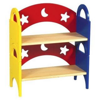 Kids Shelving Unit Guidecraft Moon & Stars Stacking Bookshelf Set Of 2