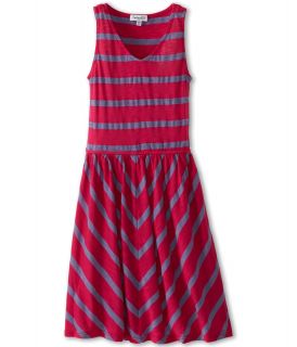Splendid Littles Canyon Chambray Stripe Dress Girls Dress (Pink)