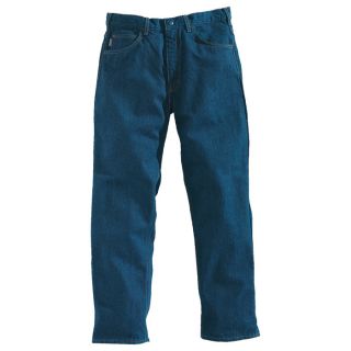 Carhartt Flame Resistant Relaxed Fit Denim Jean   42 Inch Waist x 30 Inch