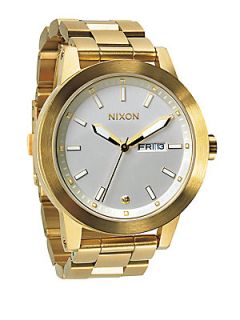 Nixon Spur Goldtone Stainless Steel Watch   Gold
