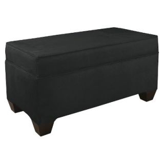 Skyline Bench Custom Upholstery Box Seam Bench 6225 Velvet Black