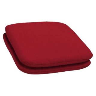 Room Essentials 2 Piece Seat Pad Set   Red