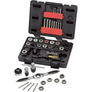 GearWrench Tap and Die Drive Tool Set   40 Pc. Metric Set, Model KDS3886