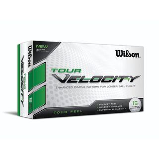 Tour Velocity Gold Balls (pack Of 15)