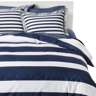 Room Essentials Rugby Stripe Duvet Cover Cover Set   Twin