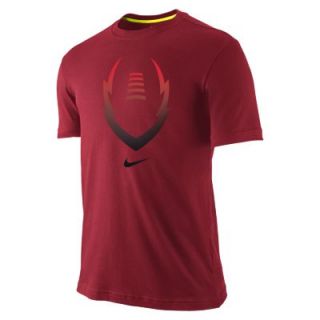 Nike Football Brand Mark Mens T Shirt   Gym Red