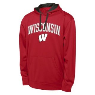 NCAA Mens Wisconsin Sweatshirt  Red (M)