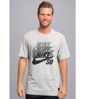 Nike SB Dri FIT Icon Blockbuster Tee Mens Short Sleeve Pullover (Gray)