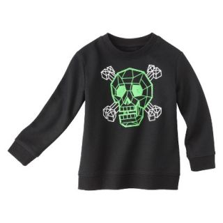 Circo Infant Toddler Boys Skull Sweatshirt   Black 2T