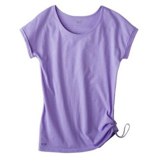C9 by Champion Womens Yoga Layering Top With Side Tie   Lilac S