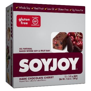 SOYJOY Dark Chocolate Cherry Whole Soy and Fruit Bar   12 Count
