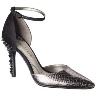 Womens Sam & Libby Dahlia Spiked Heel Two Piece Pump   Pewter 7