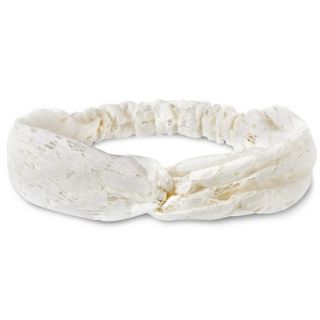 Mossimo Supply Co. Lace Headband   Ivory