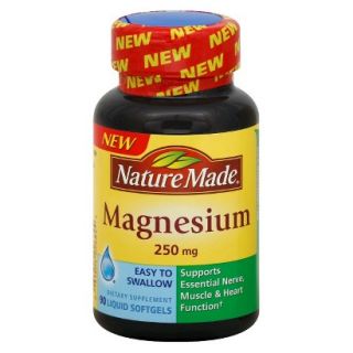 Nature Made Magnesium 250 mg Softgels   90 Count