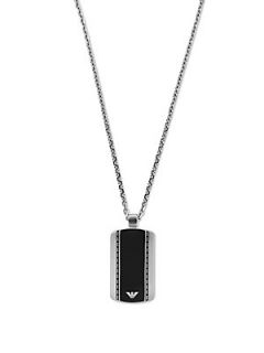 Emporio Armani Gent Necklace   Stainless Steel