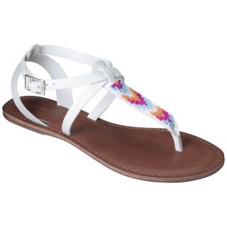 Womens Mossimo Supply Co. Cora Gladiator Sandals   White 8